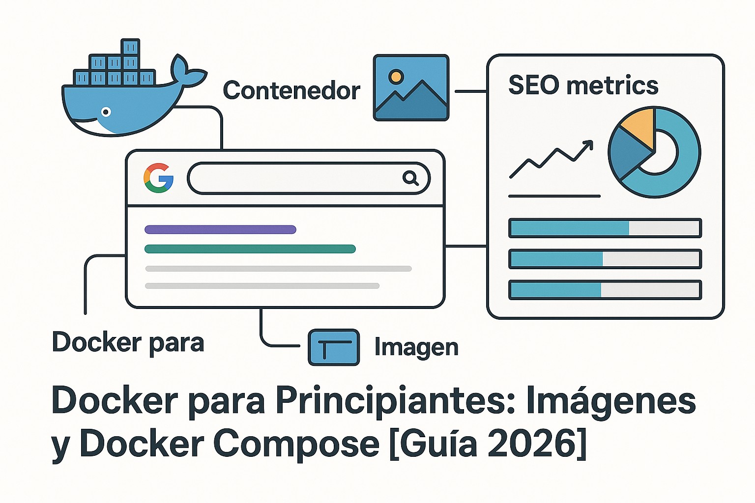 Ilustración sobre docker guia completa