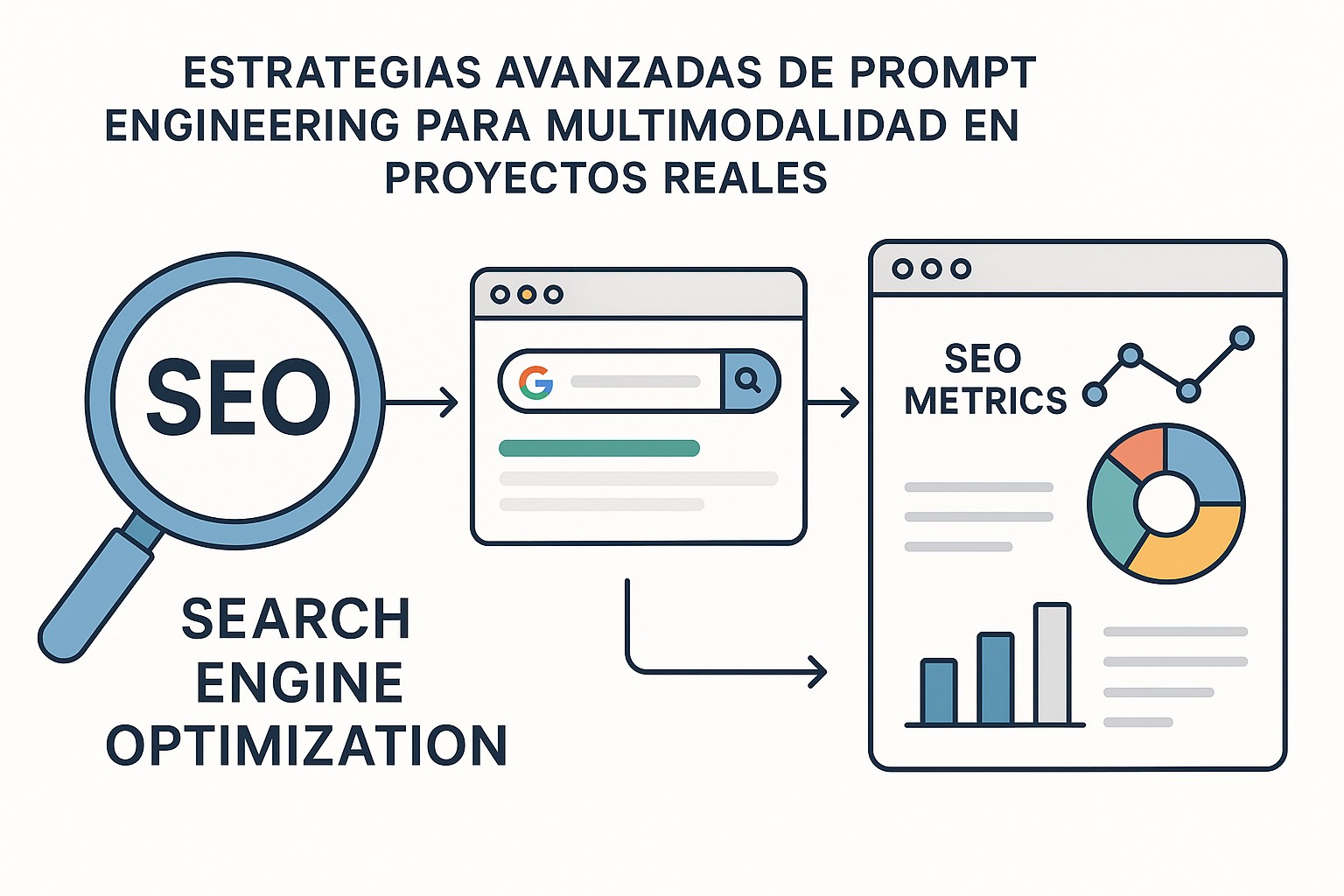 Diagrama de un sistema RAG multimodal, mostrando la interacción entre prompts, bases de datos vectoriales y modelos generativos