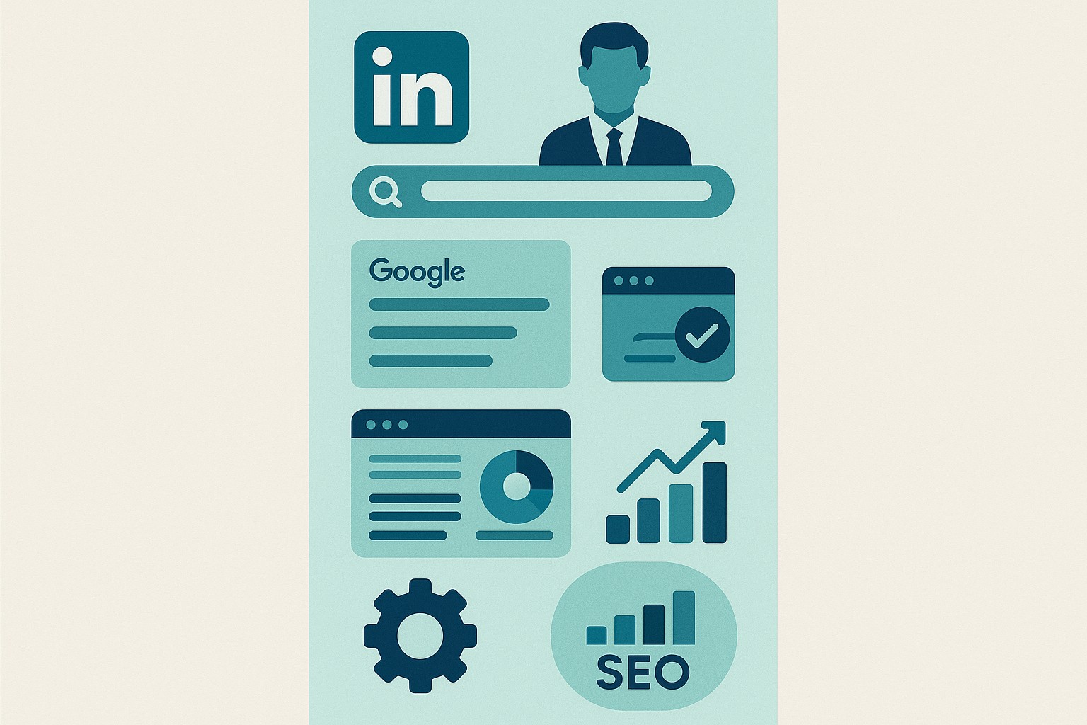 Infografía: conceptos clave de LinkedIn para Vendedores: Guía Definitiva para la Prospección y Conexión B2B