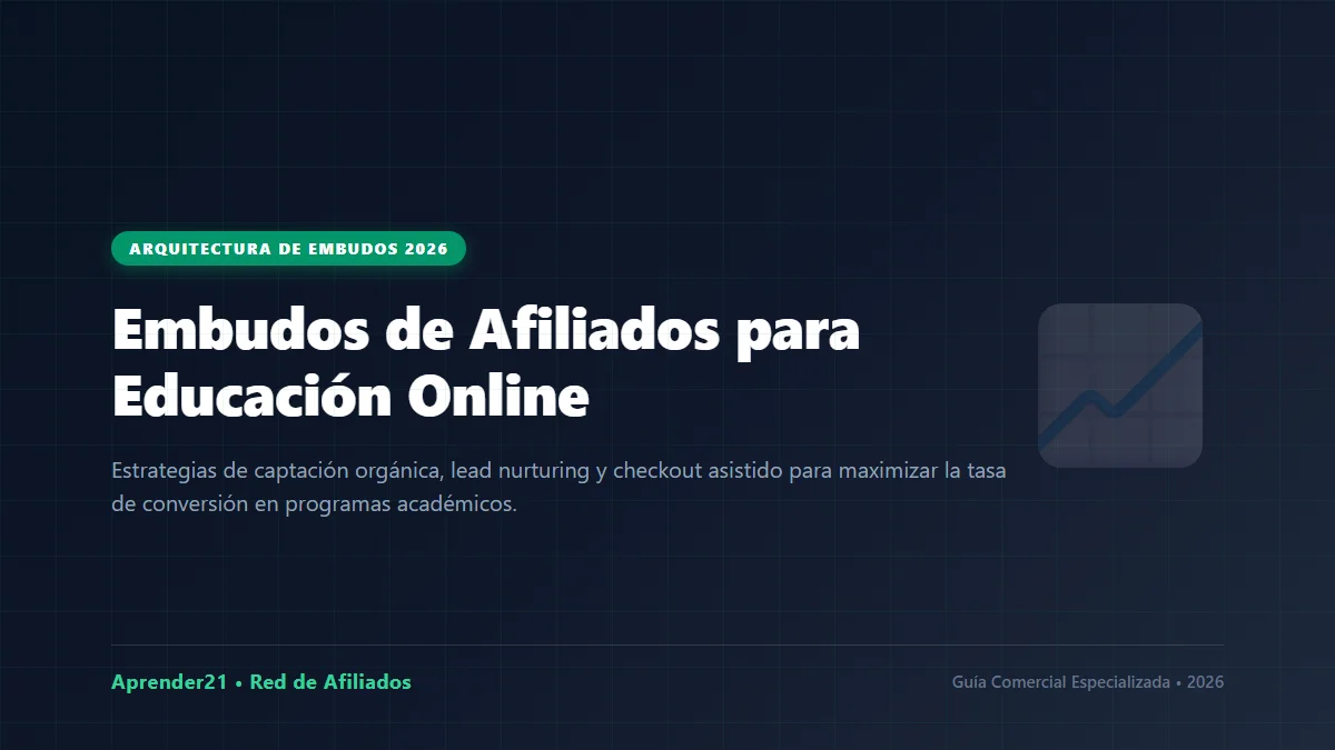 Embudos de marketing de afiliados educación online 2026