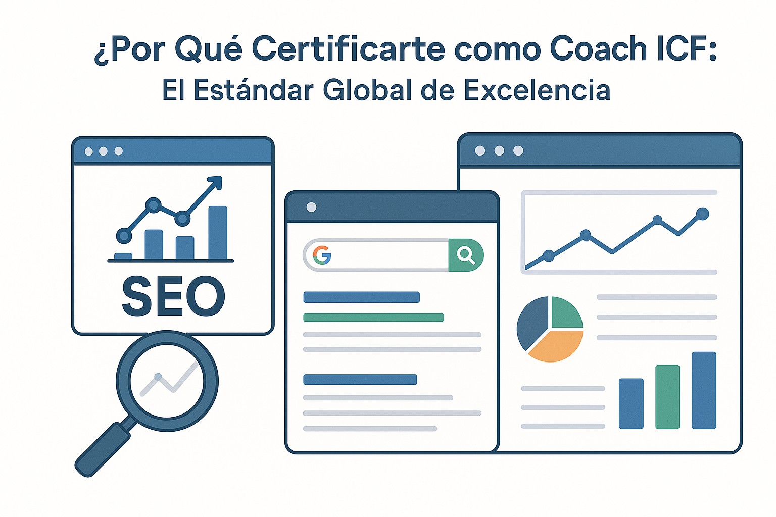 Grupo diverso de coaches profesionales en un evento de networking, compartiendo conocimientos y experiencias.