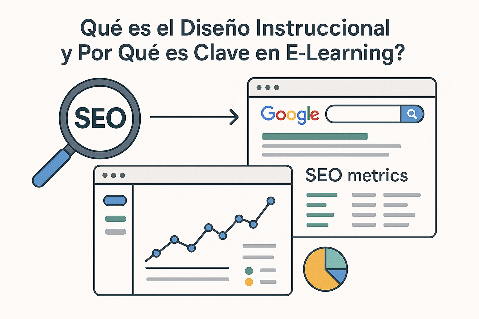 Diagrama sobre que es diseno instruccional elearning