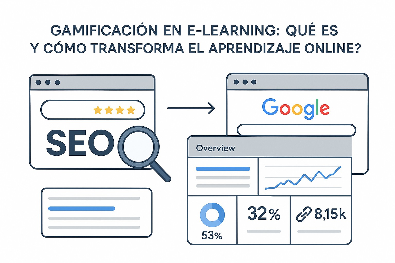 Ilustración sobre que es gamificacion en educacion virtual