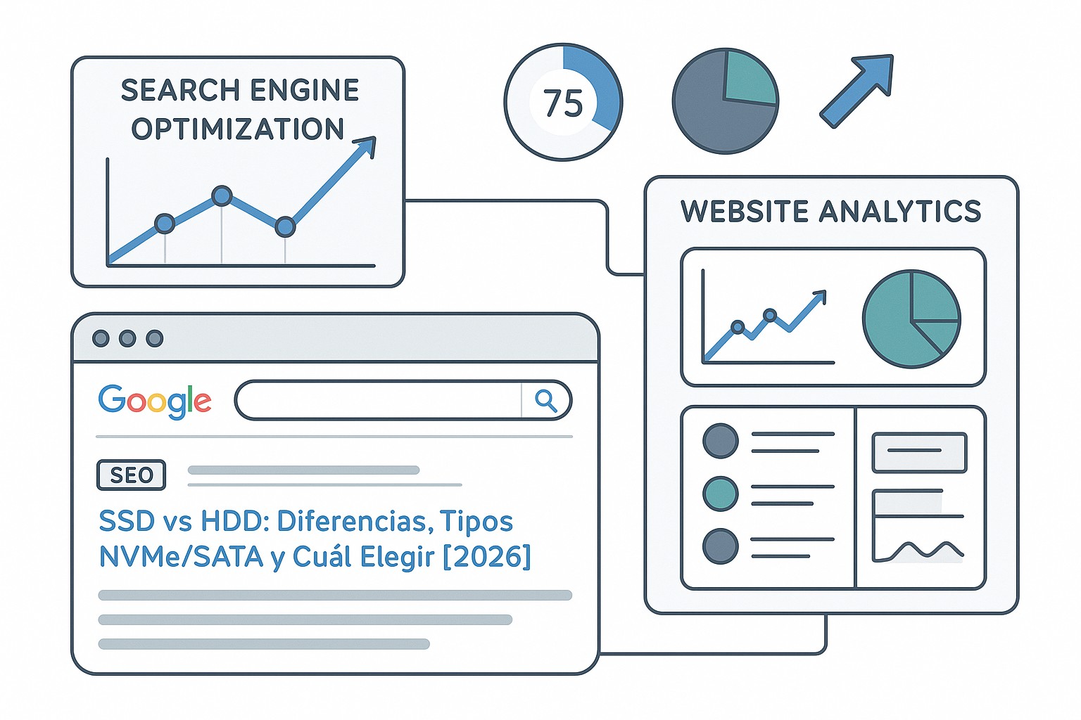Diagrama sobre ssd vs hdd cual elegir